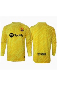 Barcelona Keeper Fotballdrakt Hjemme Klær 2024-25 Lange ermer